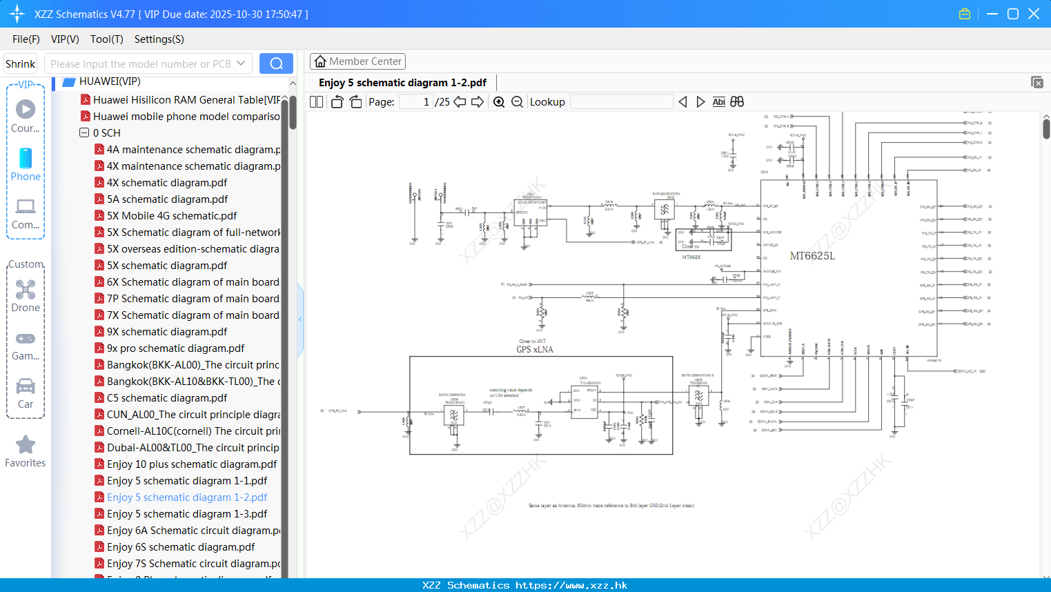 Huawei Enjoy 5 Schematic Diagram 1-2